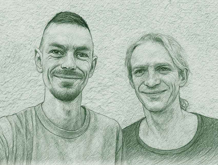 Jan Nikolas Hermeling und Laszlo Dedic